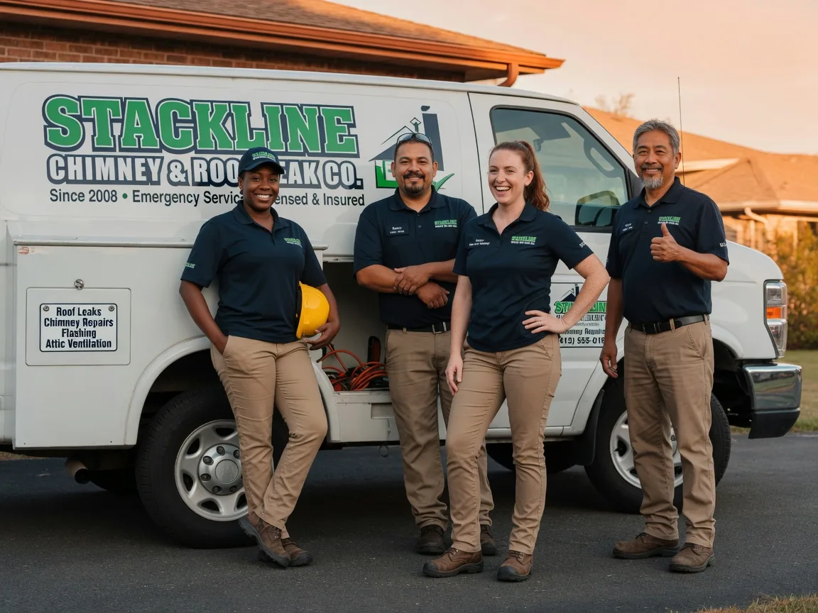 Chimney flashing repair company in Waco, NC